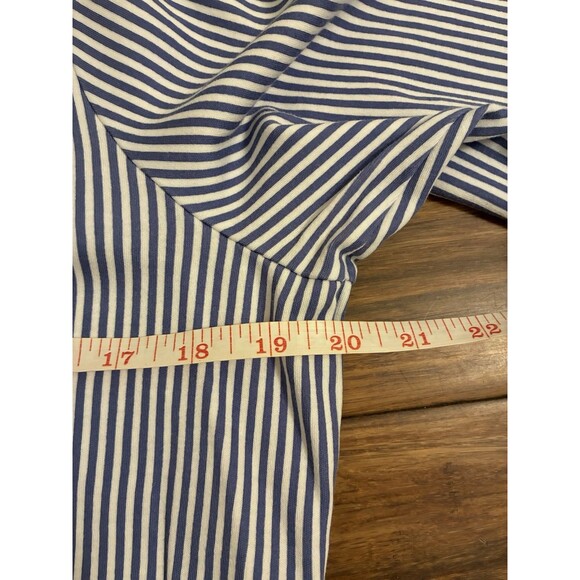 J. Jill Sz Medium 3/4 Sleeve T-Shirt Dress Vertical Stripe Color Block Nautical - Picture 6 of 7
